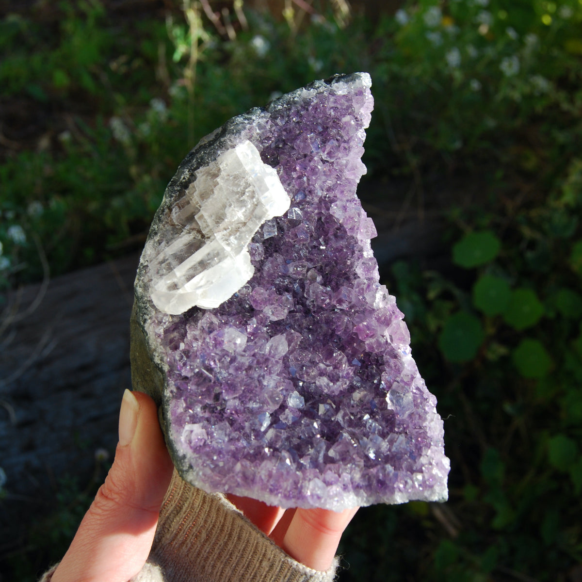 Amethyst Geode Crystal Cathedral Cluster Uruguay Self Standing
