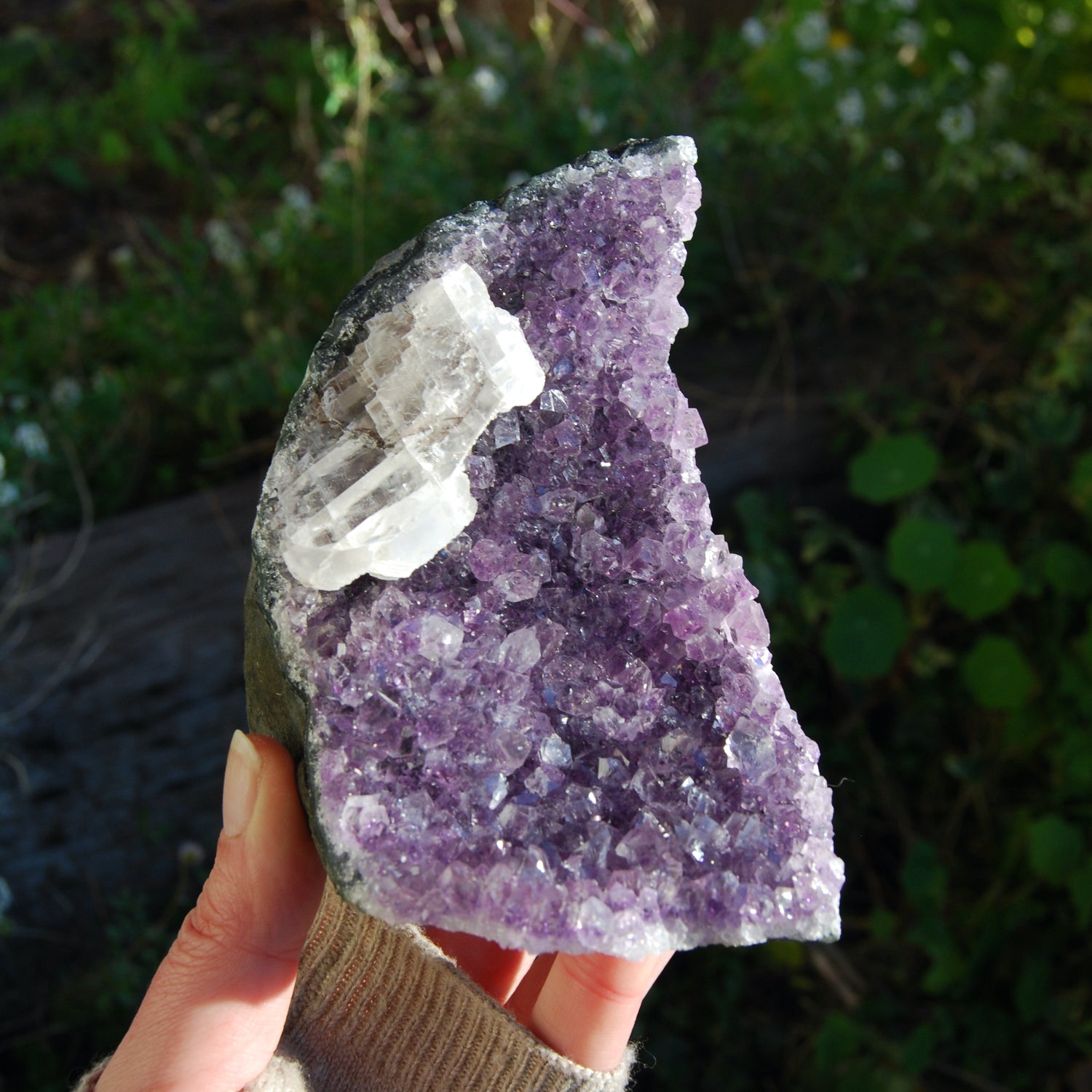 Amethyst Geode Crystal Cathedral Cluster Uruguay Self Standing