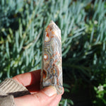 Crazy Lace Agate Crystal Tower