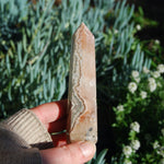 Crazy Lace Agate Crystal Tower