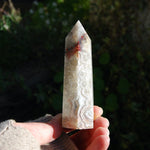 Crazy Lace Agate Crystal Tower