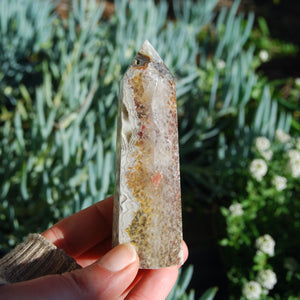 Crazy Lace Agate Crystal Tower