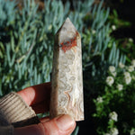 Crazy Lace Agate Crystal Tower