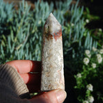 Crazy Lace Agate Crystal Tower