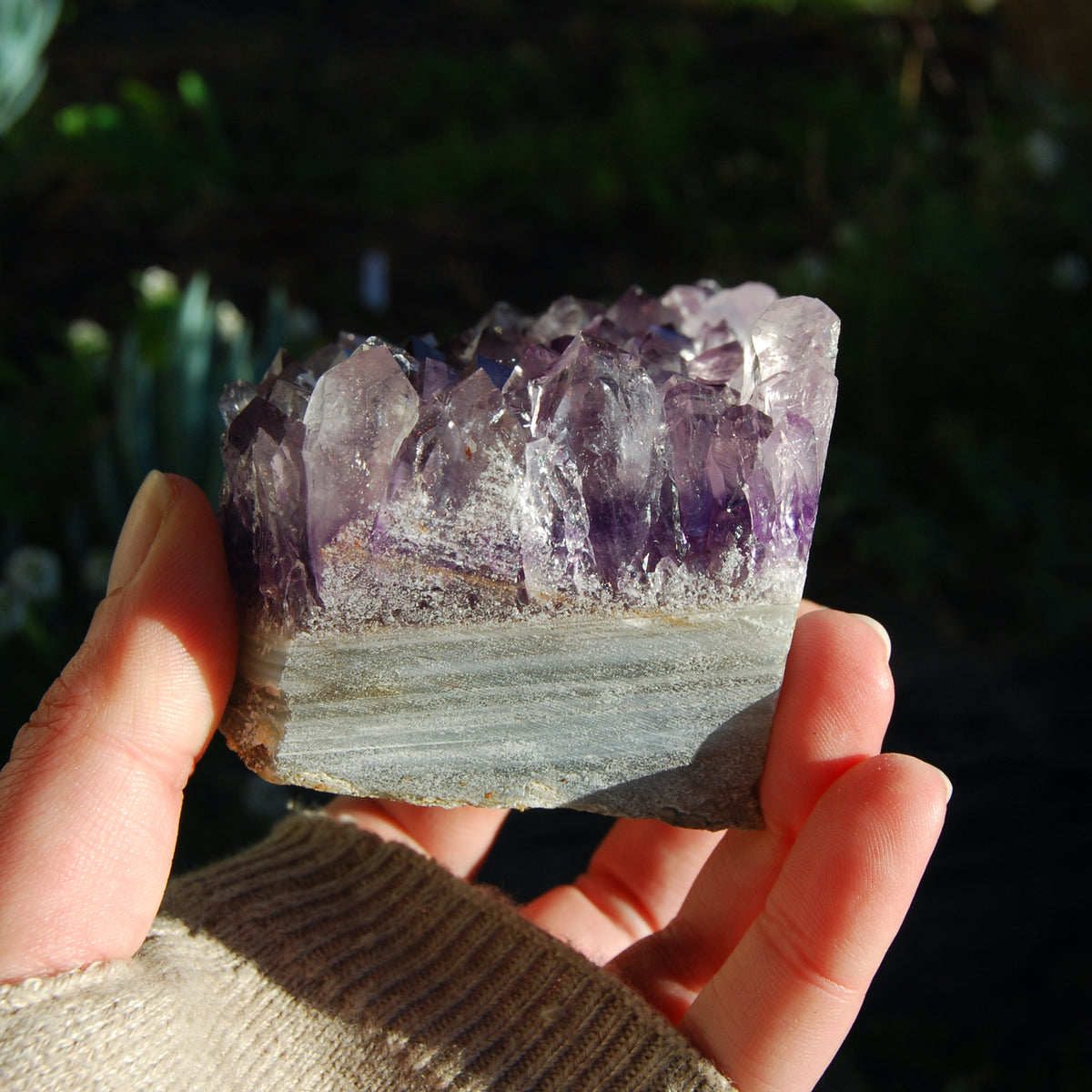 Amethyst Geode Crystal Cathedral Cluster Uruguay Self Standing