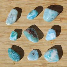 Load image into Gallery viewer, CHOOSE YOUR OWN Larimar Crystal Tumbled Stone, Dominican Republic

