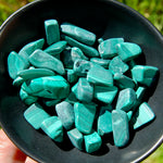 Malachite Crystal Small Tumbled Stones 20 Piece Lot