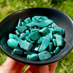Malachite Crystal Small Tumbled Stones 20 Piece Lot
