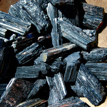 Load image into Gallery viewer, Black Tourmaline Natural Raw Crystals
