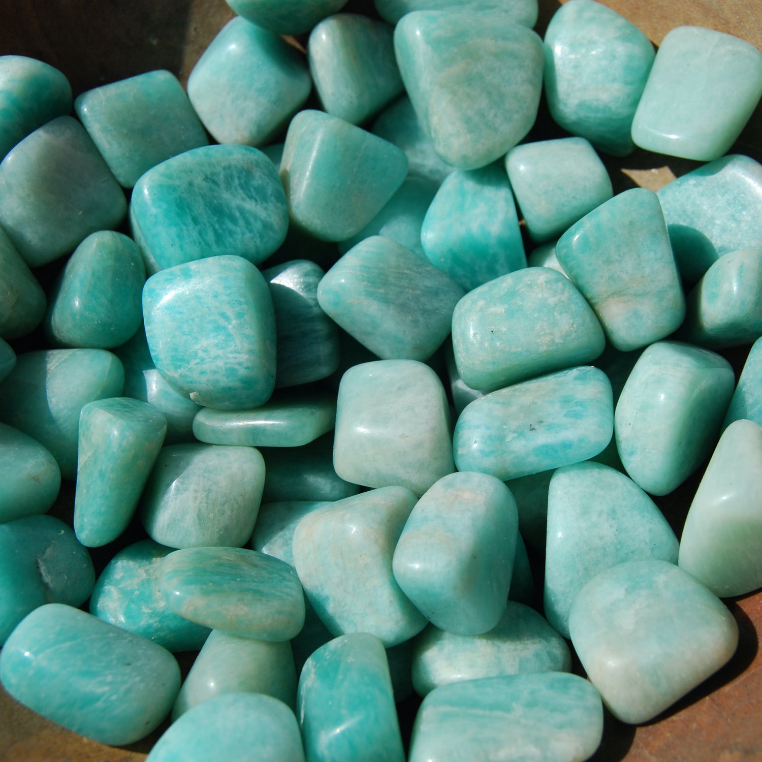 Amazonite Crystal Tumbled Stones
