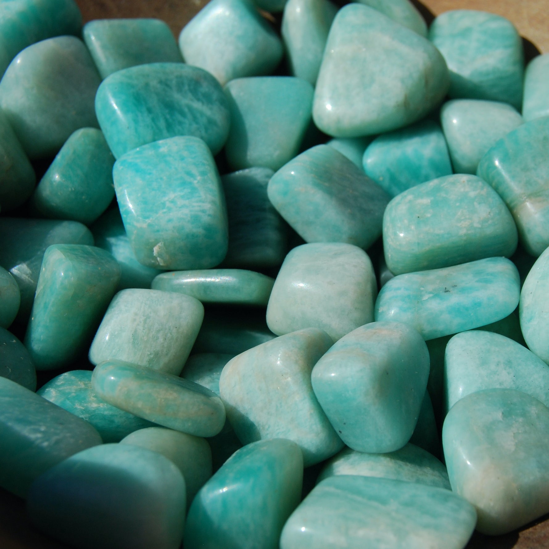 Amazonite Crystal Tumbled Stones