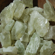 Load image into Gallery viewer, Hiddenite Green Kunzite Raw Crystal Pieces
