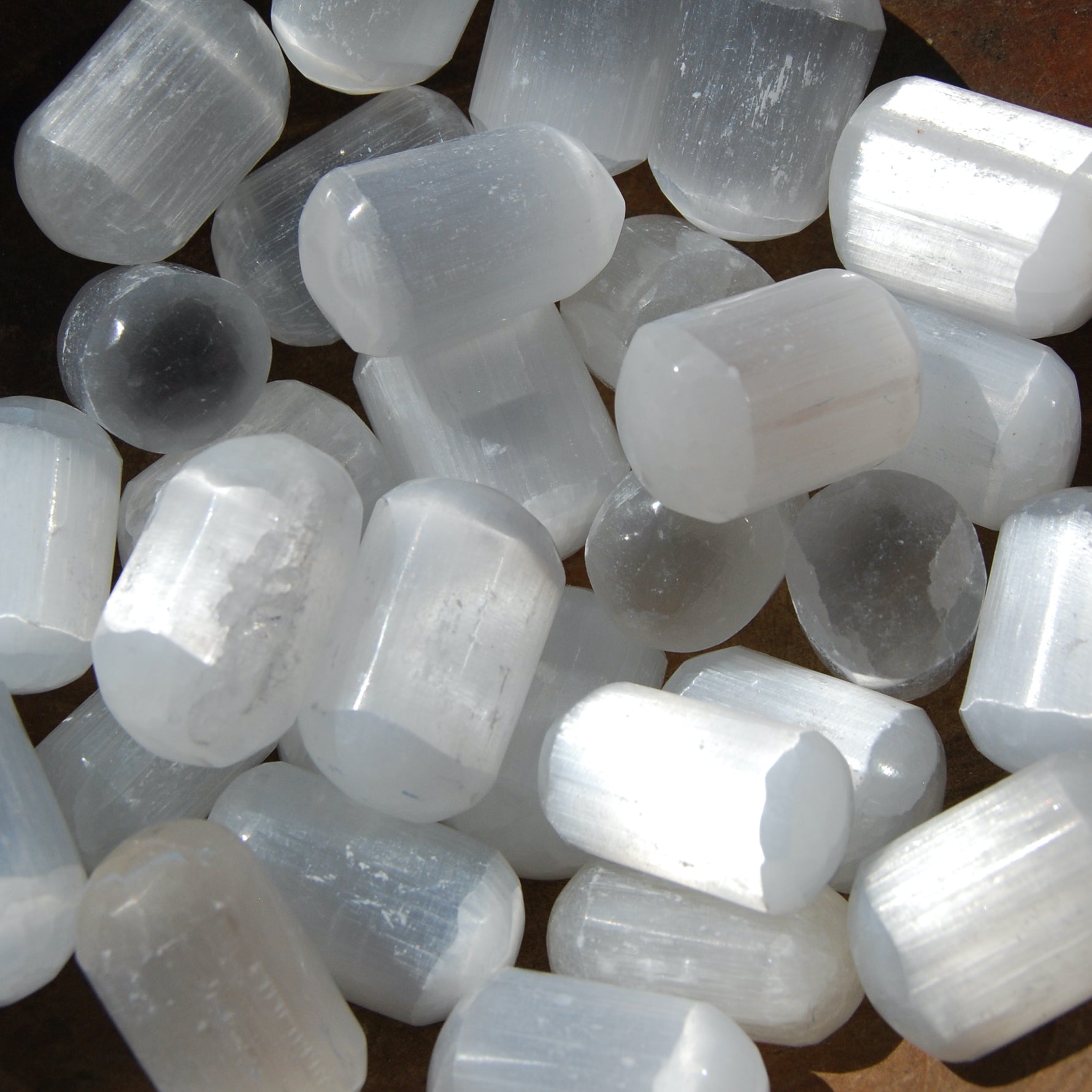 Selenite Crystal Tumbled Stones