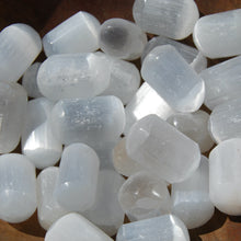 Load image into Gallery viewer, Selenite Crystal Tumbled Stones

