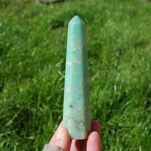 Load image into Gallery viewer, Genuine Green Chrysoprase Crystal Tower
