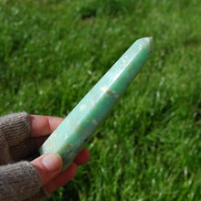 Load image into Gallery viewer, Genuine Green Chrysoprase Crystal Tower
