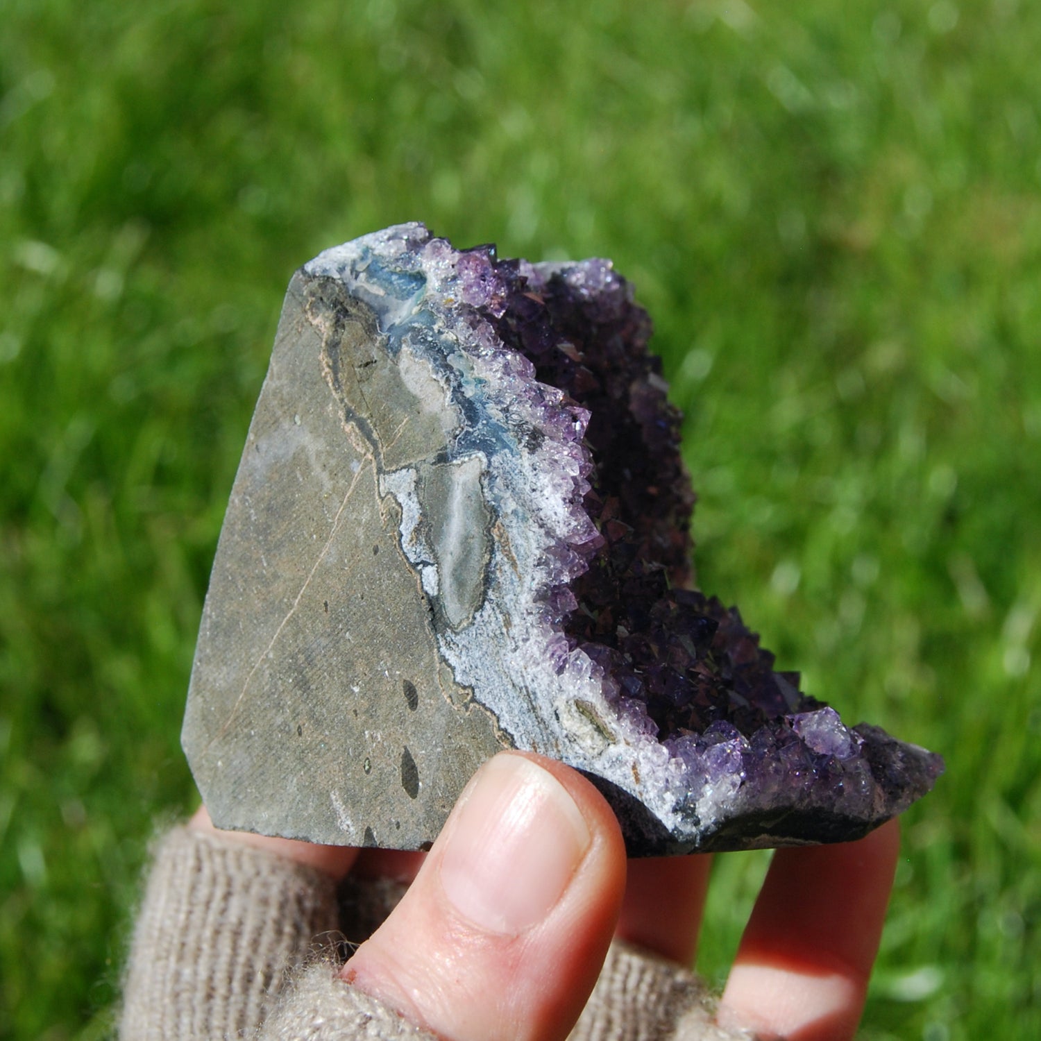 Amethyst Geode Crystal Cluster Uruguay