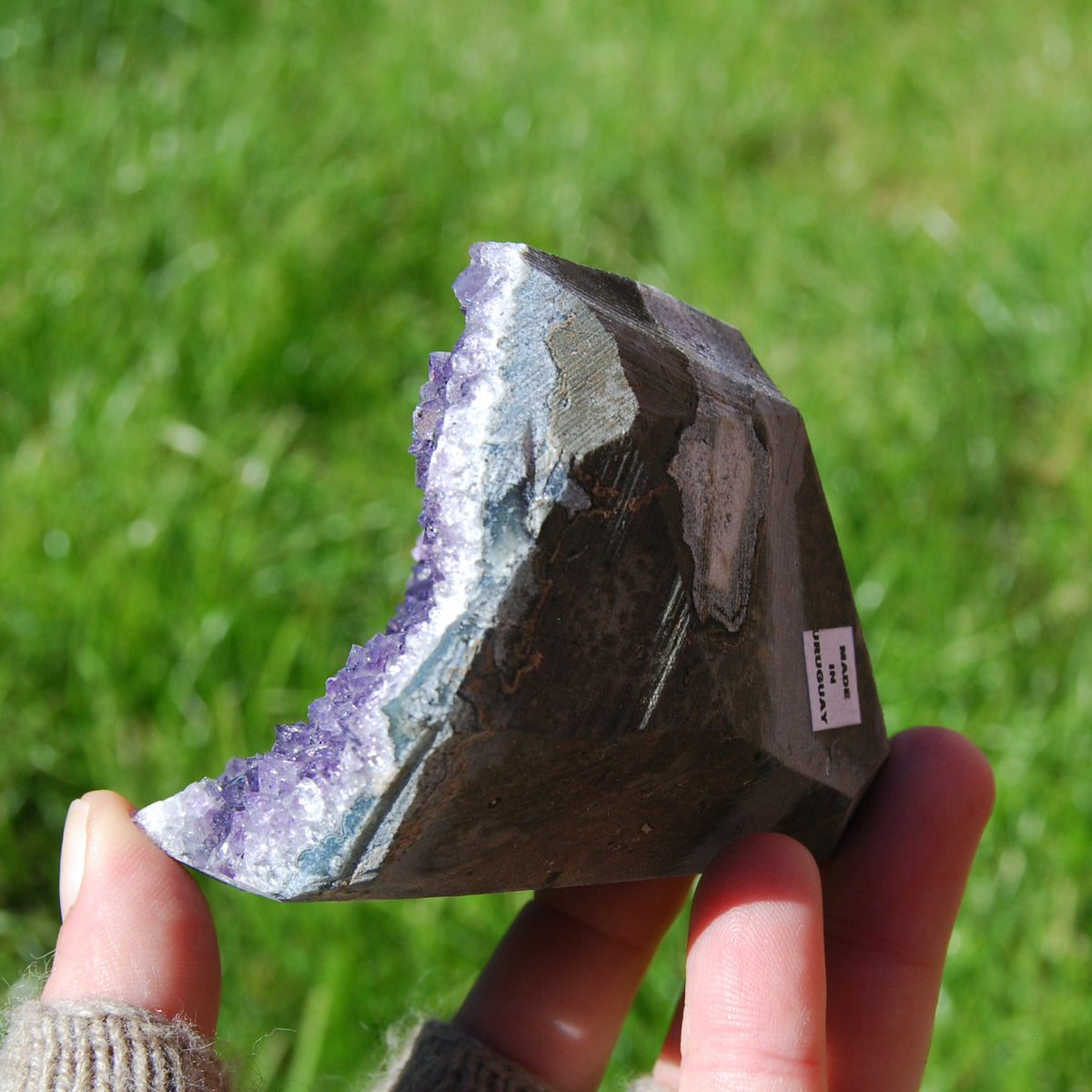 Amethyst Geode Crystal Cluster Uruguay