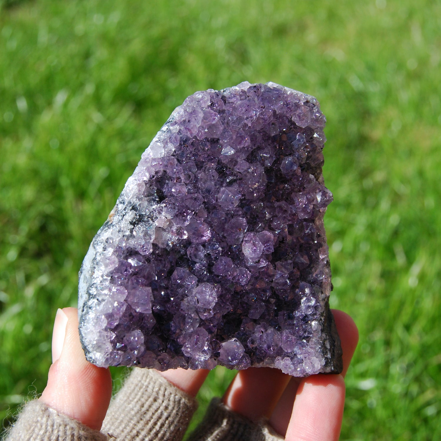 Amethyst Geode Crystal Cluster Uruguay