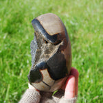 Septarian Dragon Egg Geode Crystal Egg