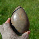 Septarian Dragon Egg Geode Crystal Egg