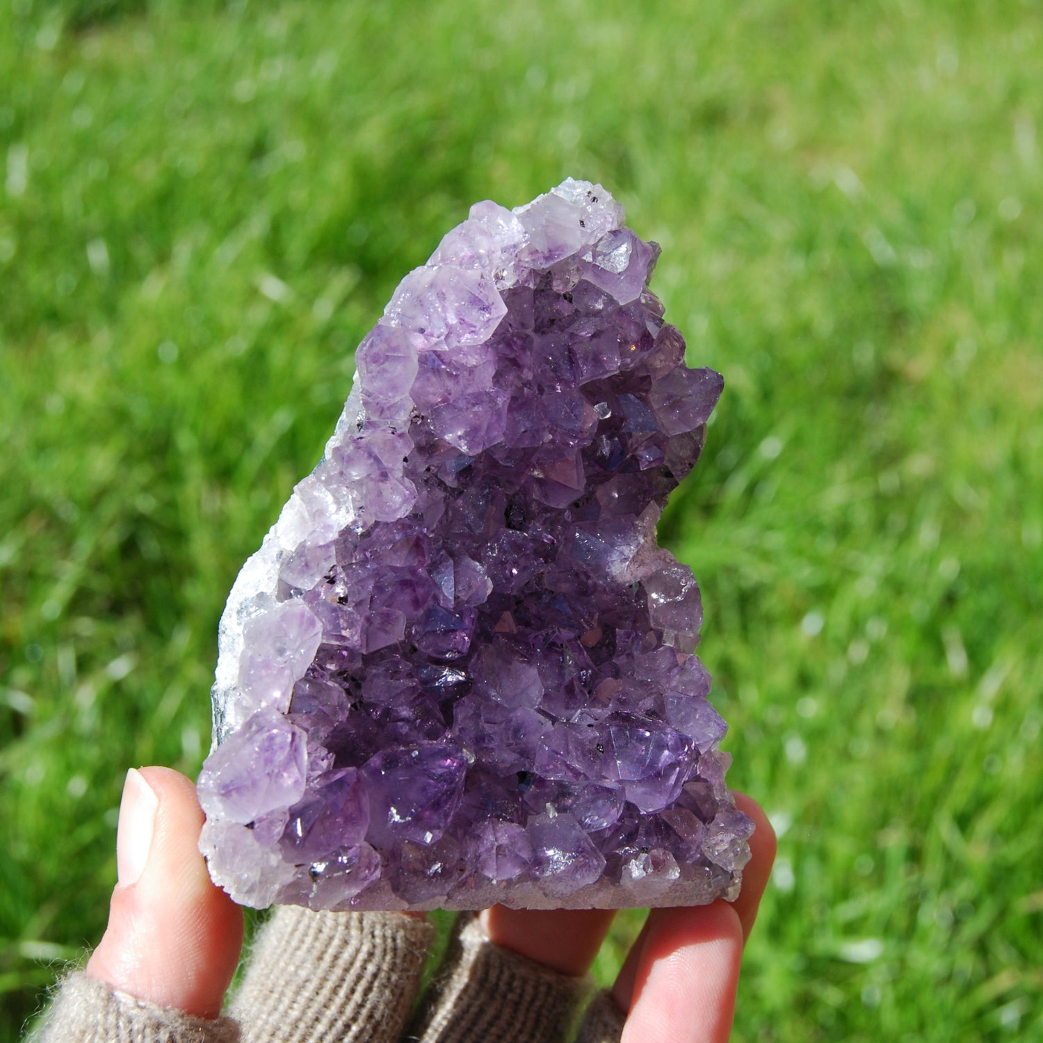 Amethyst Geode Crystal Cluster Uruguay