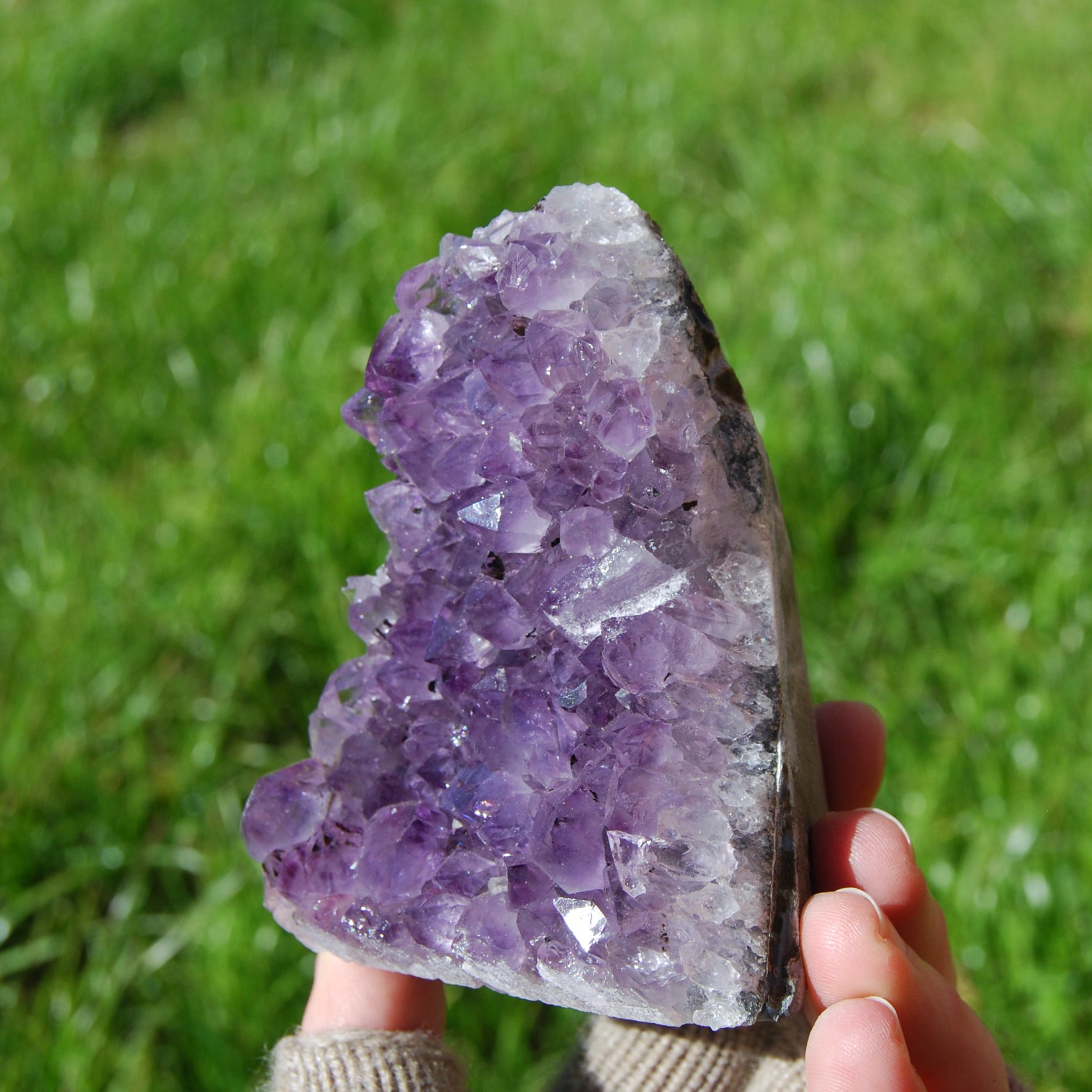 Amethyst Geode Crystal Cluster Uruguay