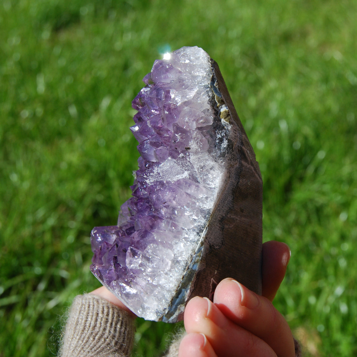 Amethyst Geode Crystal Cluster Uruguay