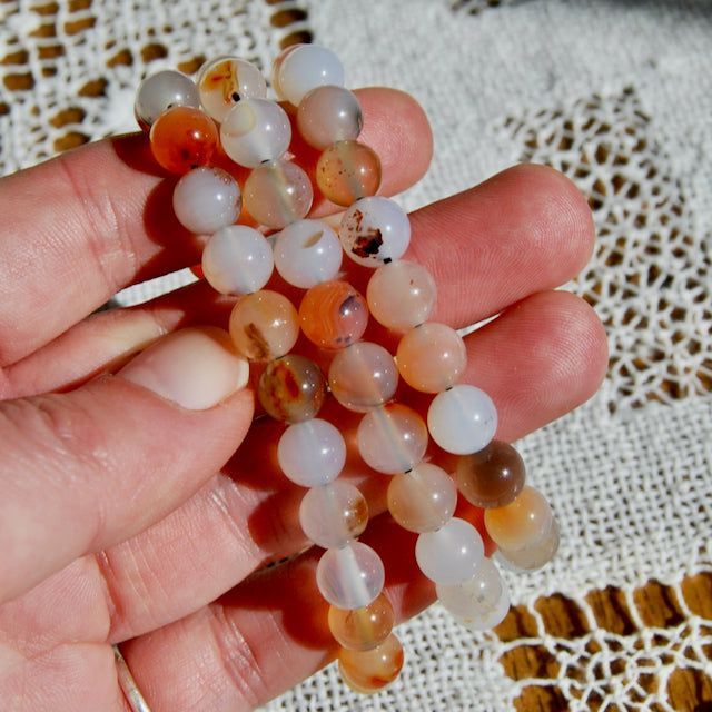 Dendritic Agate Crystal Bracelet