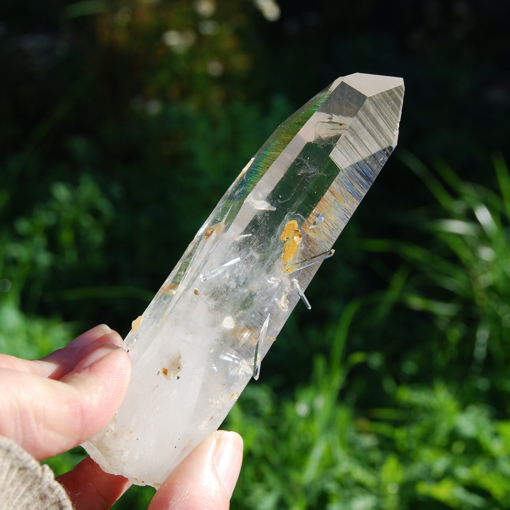 Blades of Light Lemurian Quartz Crystal, Colombia