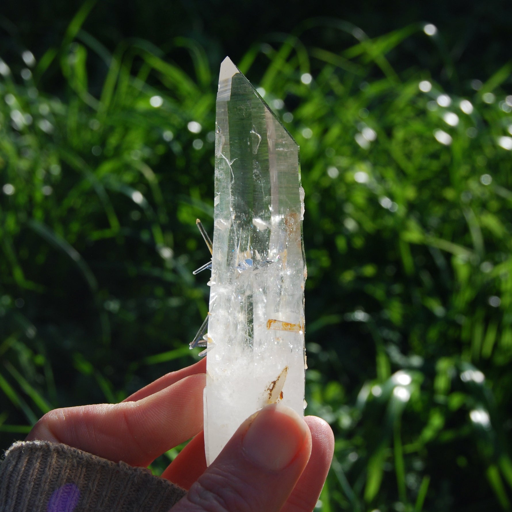 Blades of Light Lemurian Quartz Crystal, Colombia