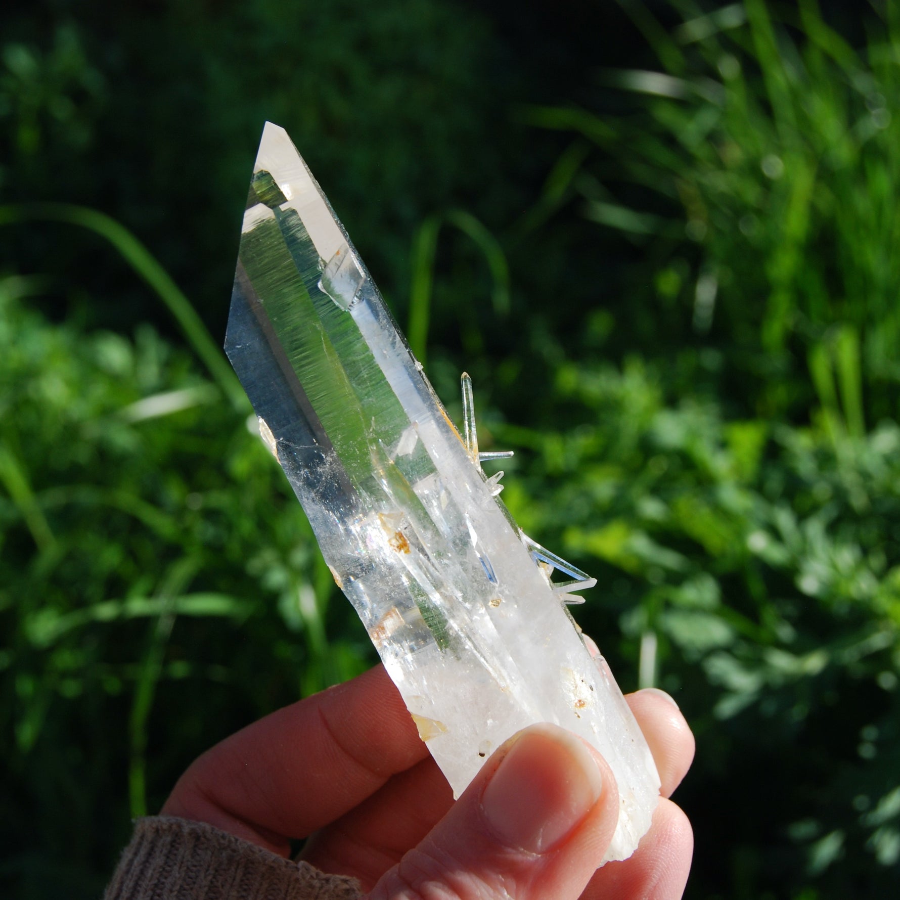 Blades of Light Lemurian Quartz Crystal, Colombia