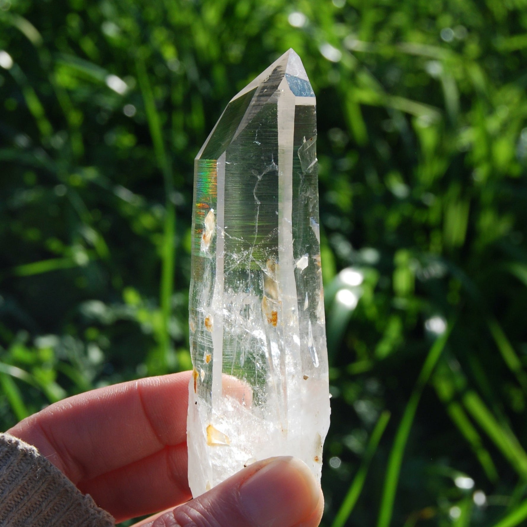 Blades of Light Lemurian Quartz Crystal, Colombia