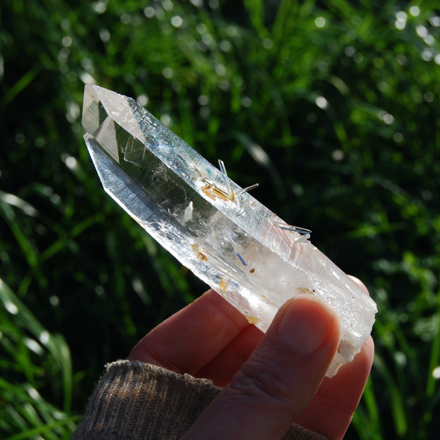 Blades of Light Lemurian Quartz Crystal, Colombia