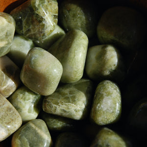 Vesuvianite Idocrase Tumbled Stones