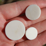 Carved Bone Laughing Buddha Moon Face Cabochons 