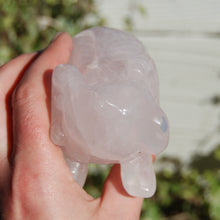 Load image into Gallery viewer, Rose Quartz Ram Carved Crystal Totem Sheep
