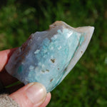 Mtorolite Chrome Chalcedony Slice from Zimbabwe