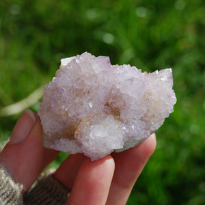 Amethyst Spirit Quartz Crystal Cluster from South Africa