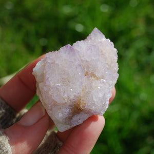 Amethyst Spirit Quartz Crystal Cluster from South Africa