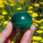 Natural Malachite Crystal Sphere