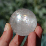 Clear Calcite Crystal Sphere from Iceland