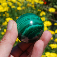 Load image into Gallery viewer, Natural Malachite Crystal Sphere
