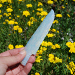 Knapped Opalite Crystal Knife Blades