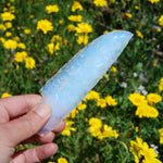 Knapped Opalite Crystal Knife Blades