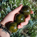 Green Opal Crystal Sphere Fairy Magic