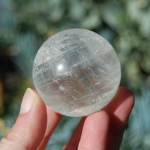 Load image into Gallery viewer, Clear Calcite Crystal Sphere from Iceland
