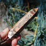 Pink Leopard Skin Jasper Crystal Tower