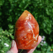Load image into Gallery viewer, Carnelian Crystal Flame Tower from Madagascar
