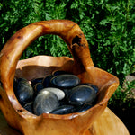 Gold Sheen Obsidian Crystal Palm Stone 